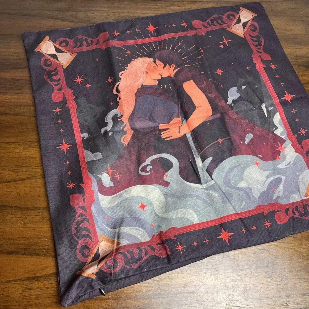 illumicrate “Cloaked In Betrayal” Pillow Cover Silvercloak L.K. Steven Romantasy